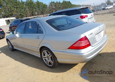 2006 Mercedes-Benz S 430 из США, поврежденный, VIN WDBNG70J26A466498